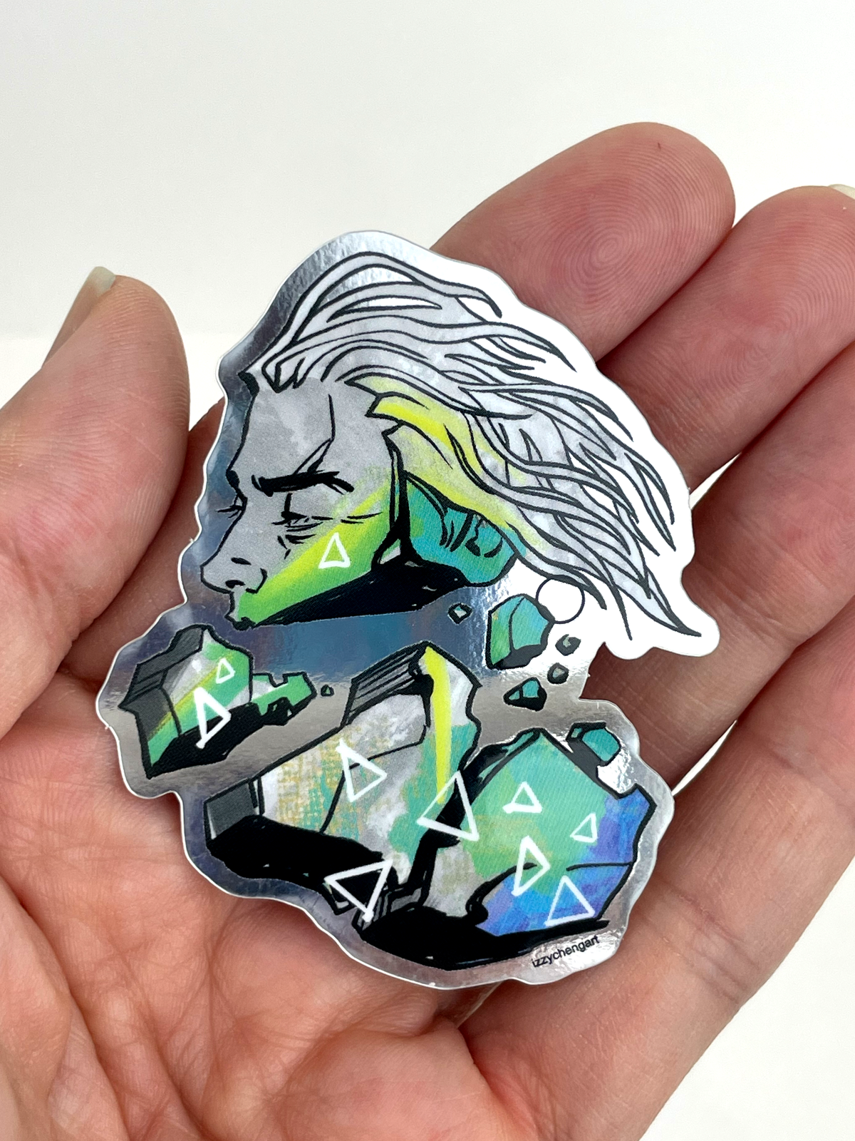 Breaking Into Pieces - Holo Sticker