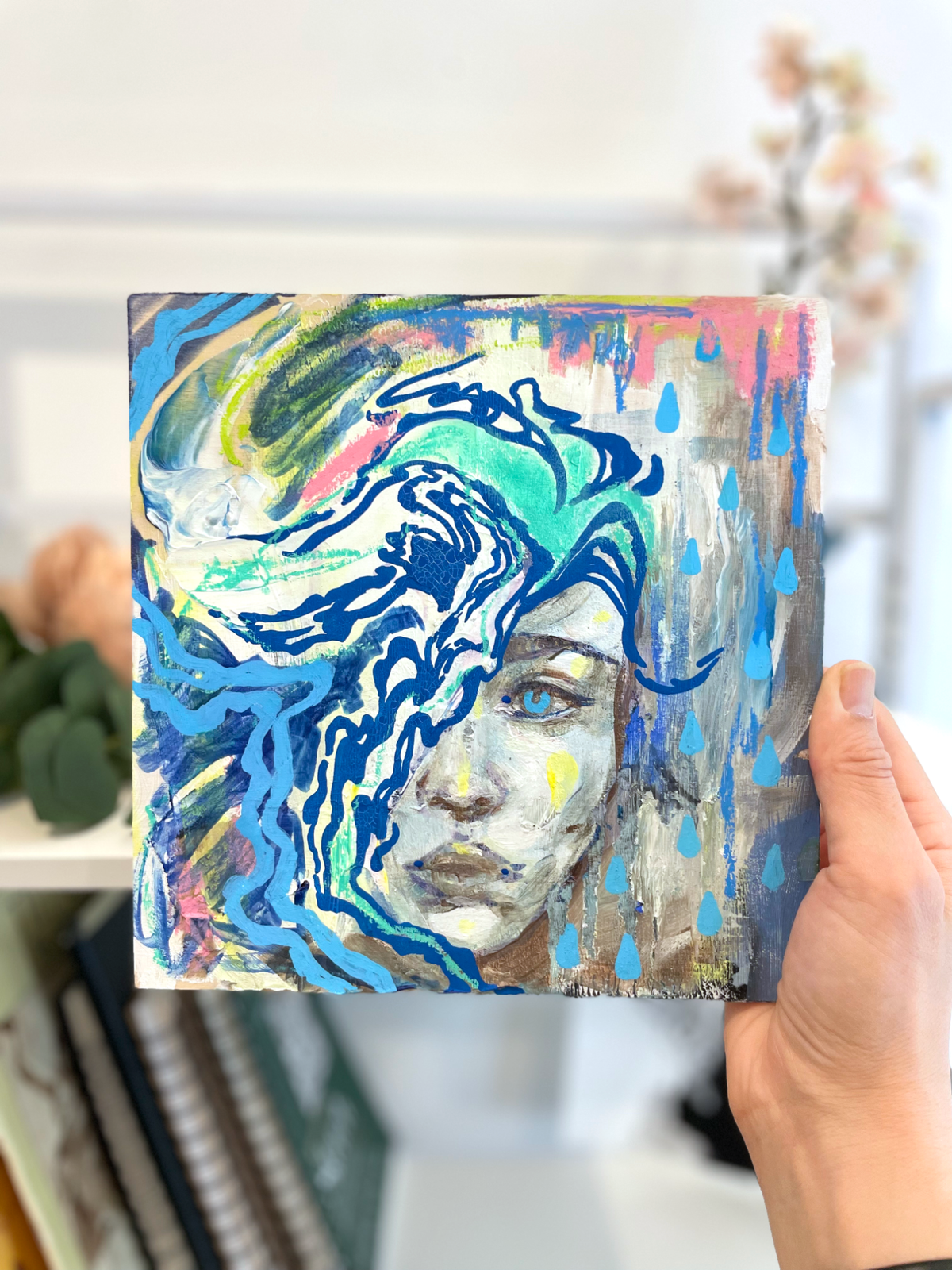 Torrent (8x8 inches) 2025