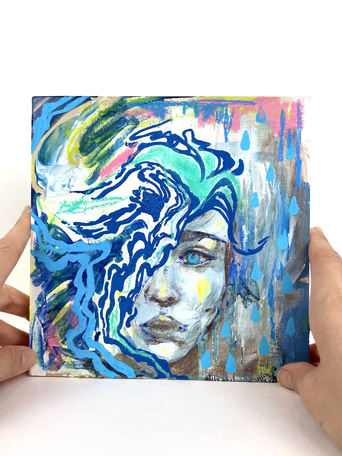 Torrent (8x8 inches) 2025