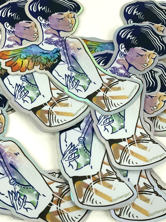 Transforming - Holo Sticker