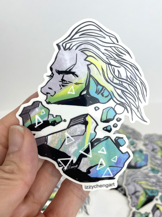 Breaking Into Pieces - Sticker