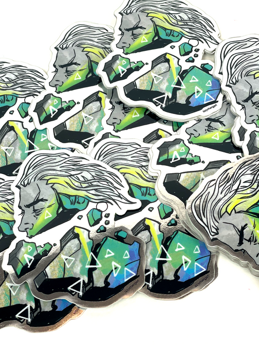 Breaking Into Pieces - Holo Sticker