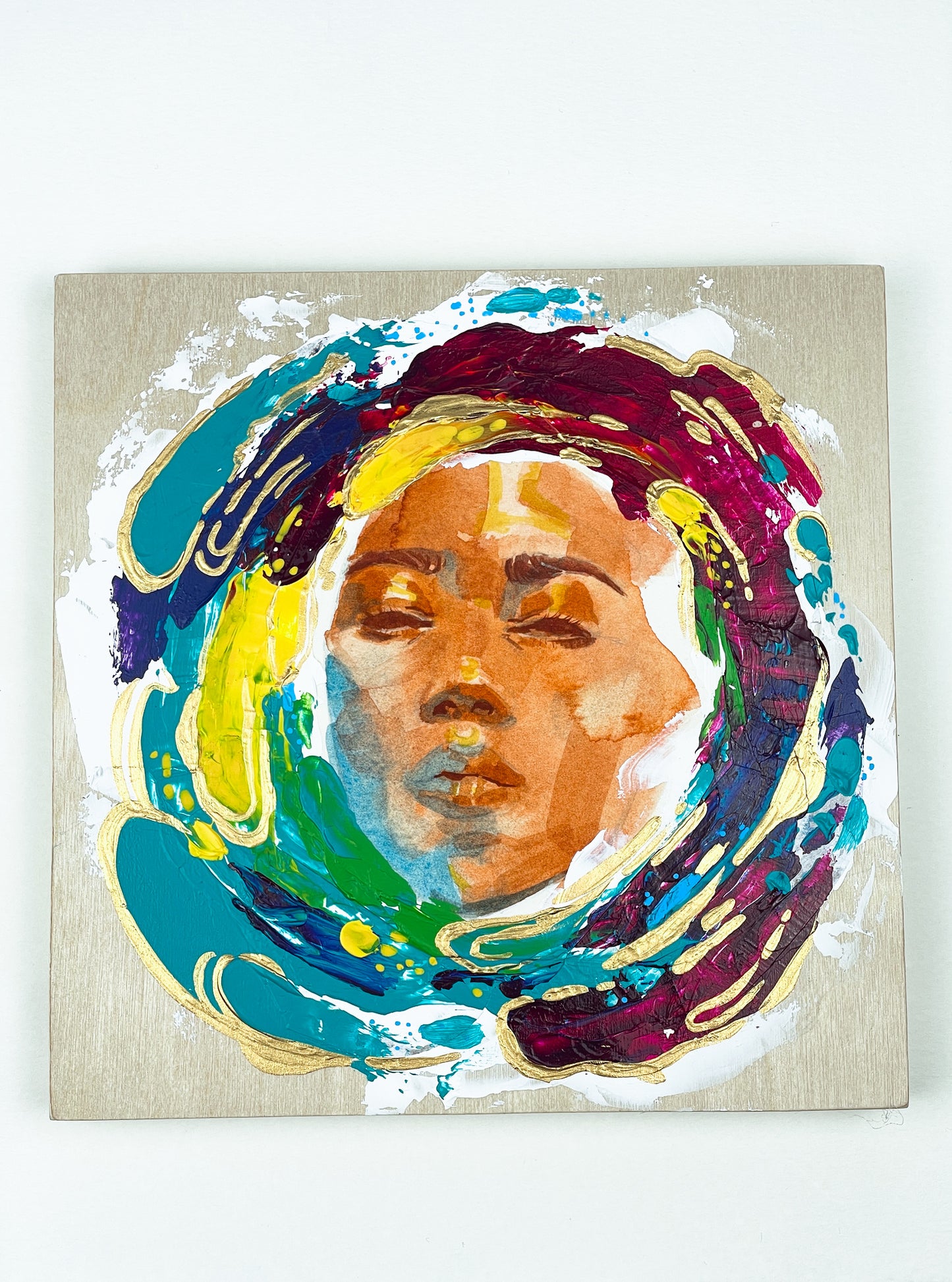 Spiraling Thoughts (8x8 inches) 2026