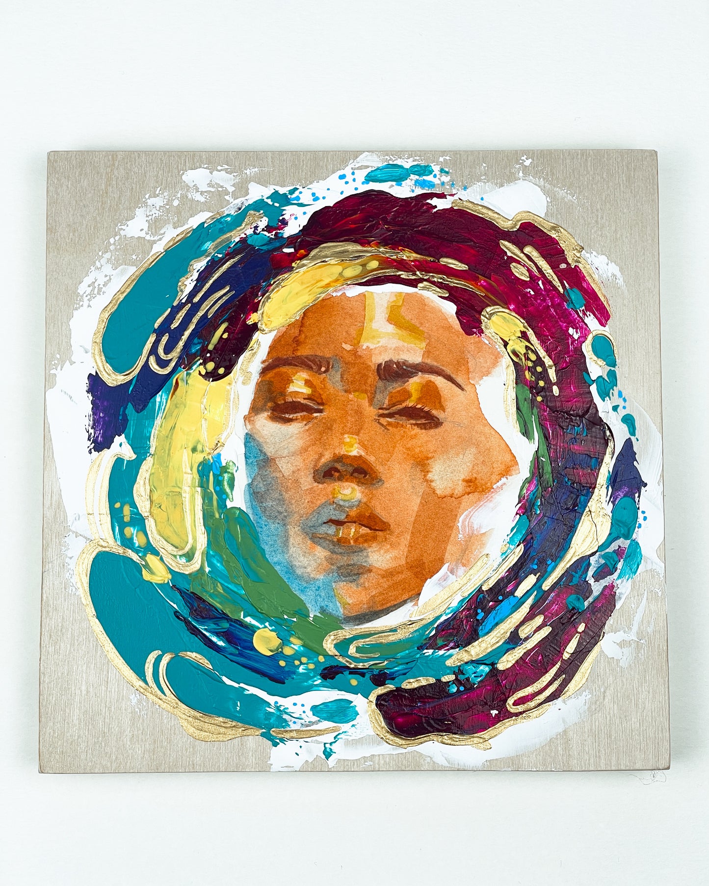 Spiraling Thoughts (8x8 inches) 2026