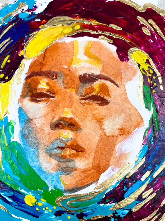 Spiraling Thoughts (8x8 inches) 2026