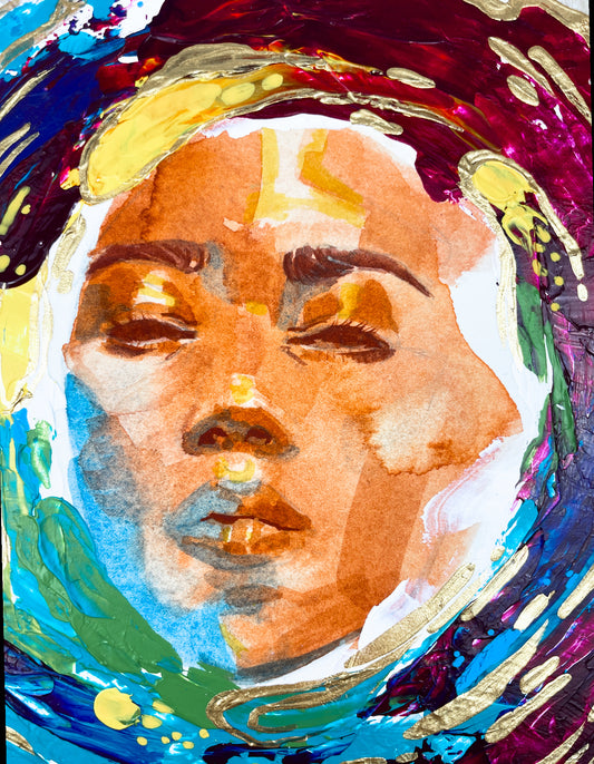 Spiraling Thoughts (8x8 inches) 2026