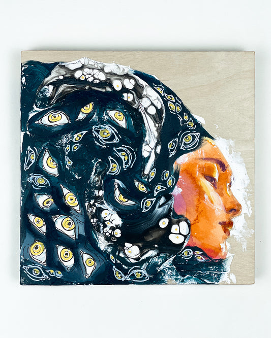Fearful Thoughts (8x8 inches) 2026