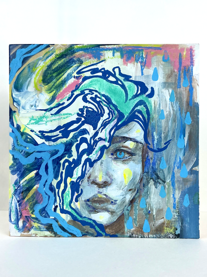 Torrent (8x8 inches) 2025