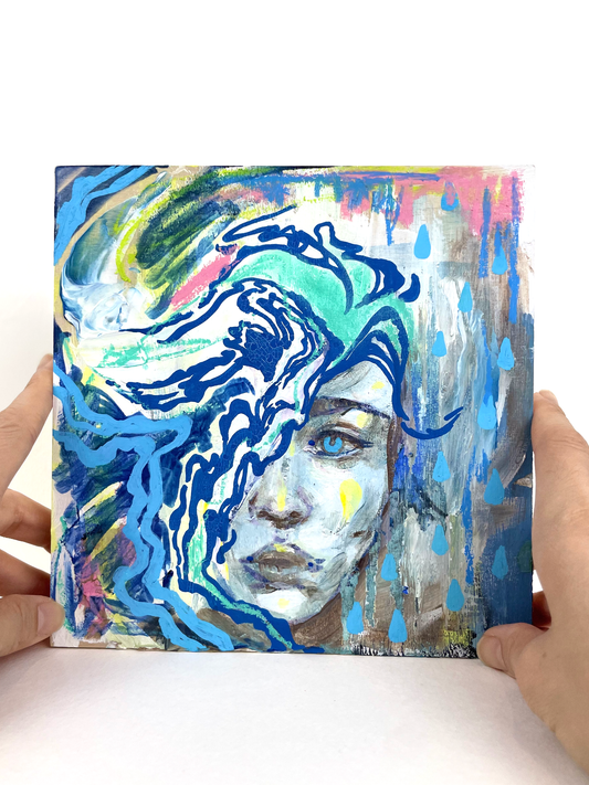 Torrent (8x8 inches) 2025