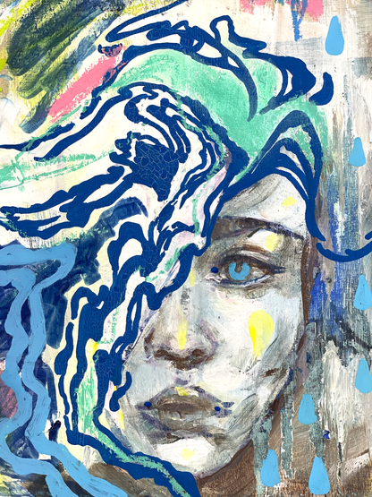 Torrent (8x8 inches) 2025