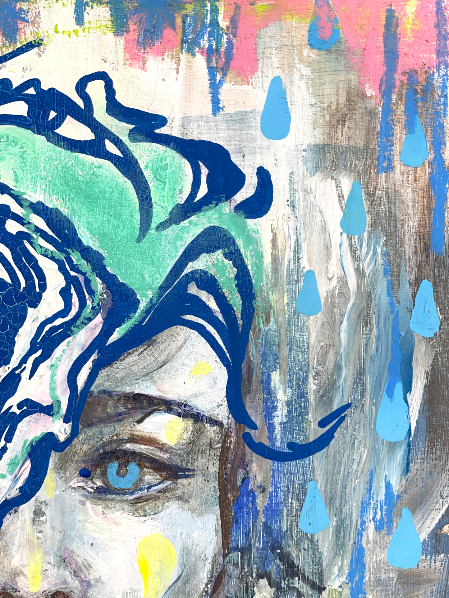 Torrent (8x8 inches) 2025