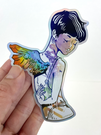 Transforming - Holo Sticker