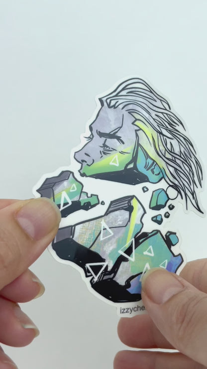 Breaking Into Pieces - Sticker