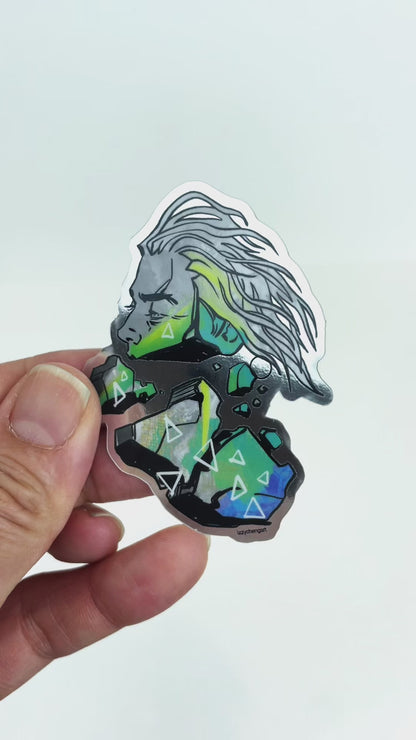 Breaking Into Pieces - Holo Sticker