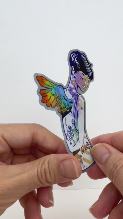 Transforming - Holo Sticker